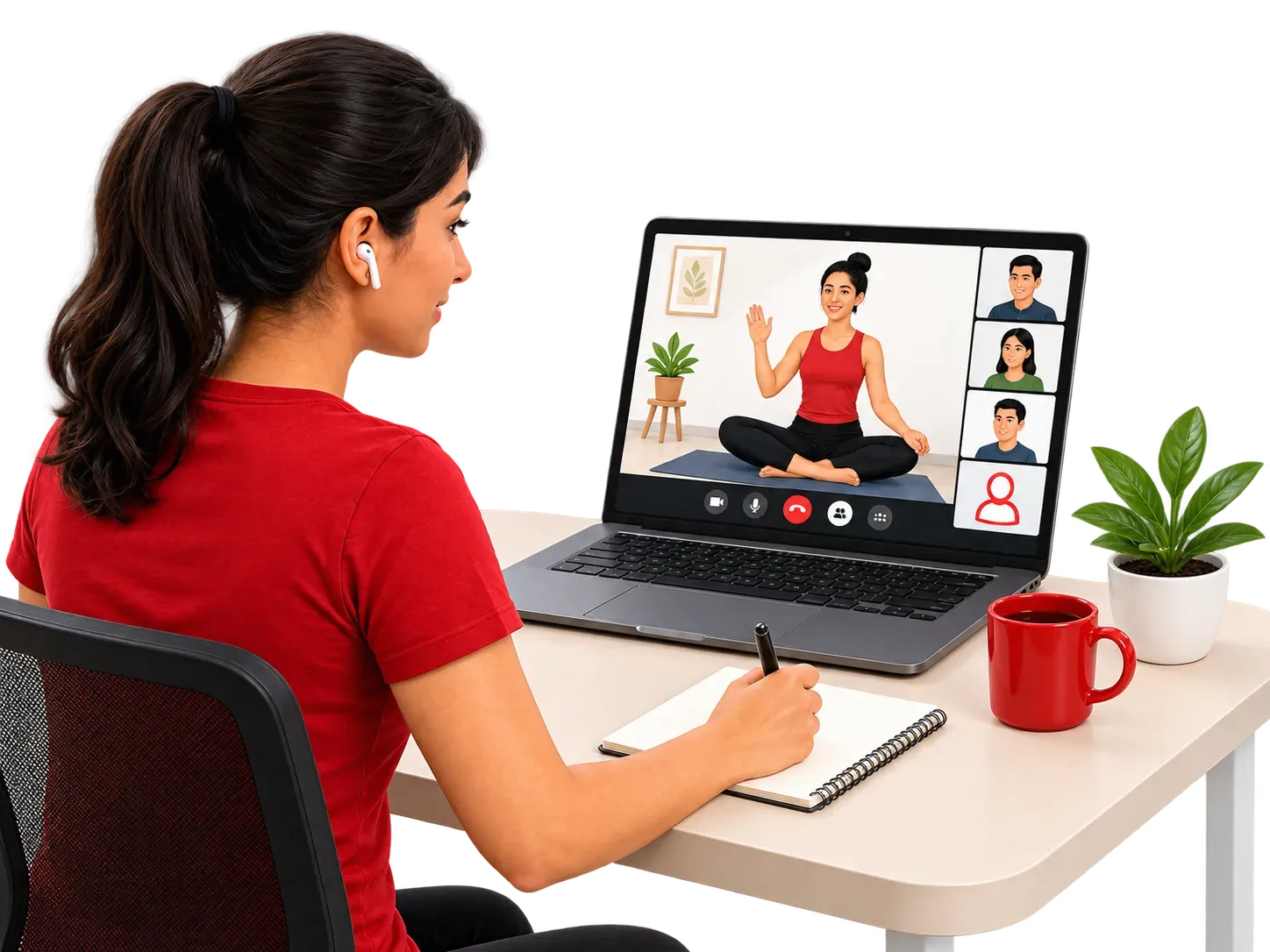 Online corporate wellness programs for remote and hybrid employees
