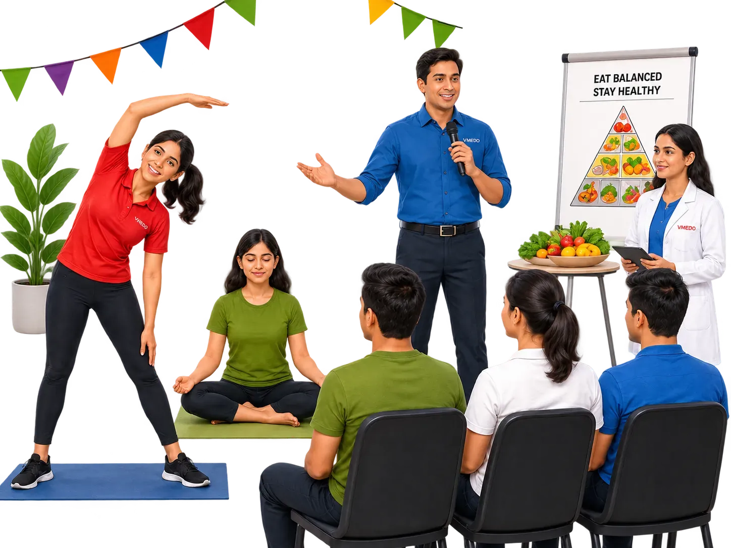 Onsite corporate wellness programs for employees at the workplace