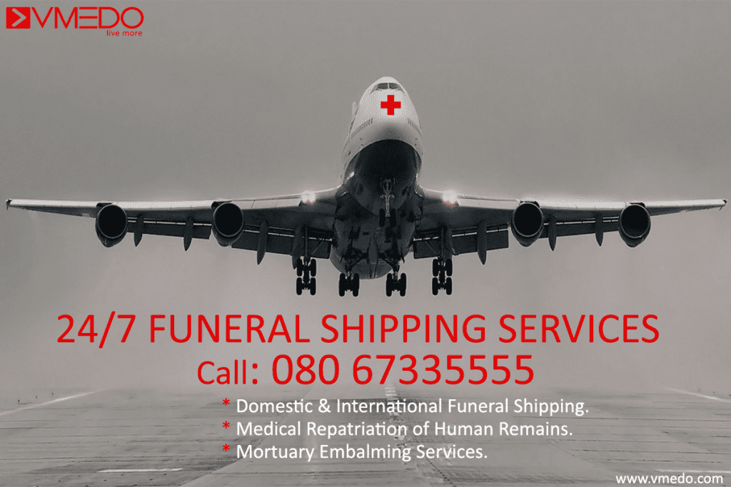 Funeral shipping services in India