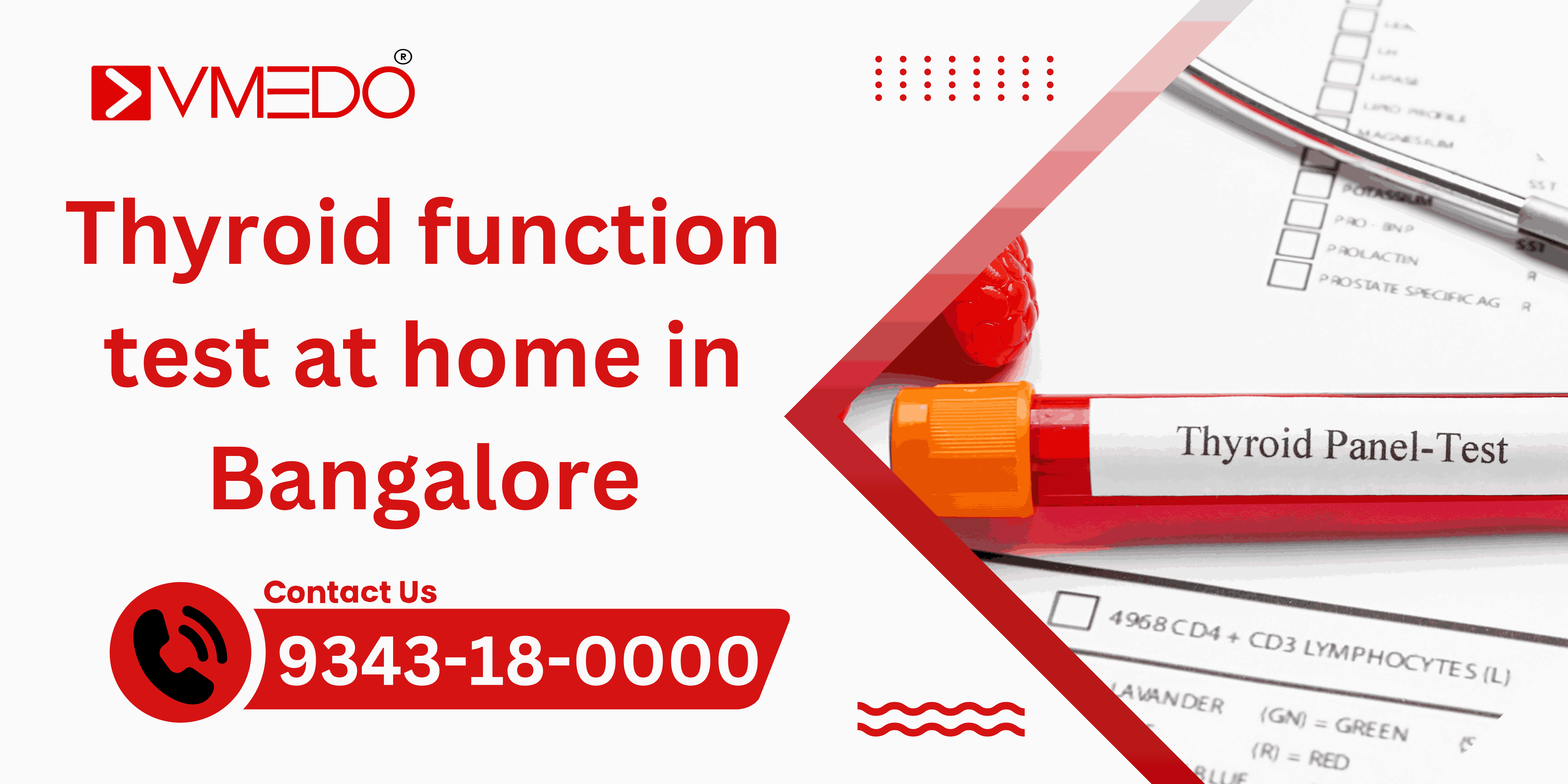 Thyroid function test at home in Bangalore