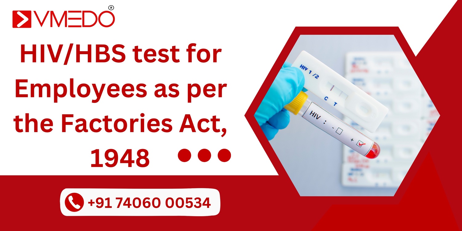 HIV/HBS test for Employees in India.