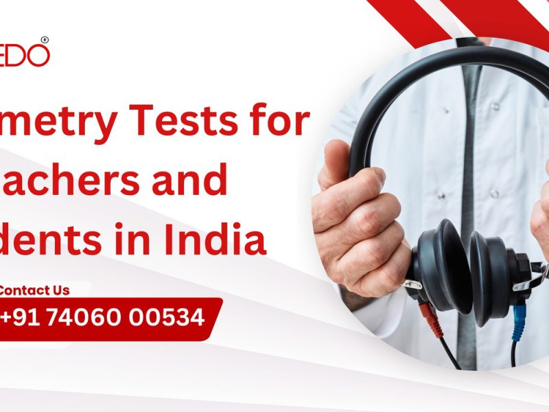 Audiometry tests for teachers and students in India.