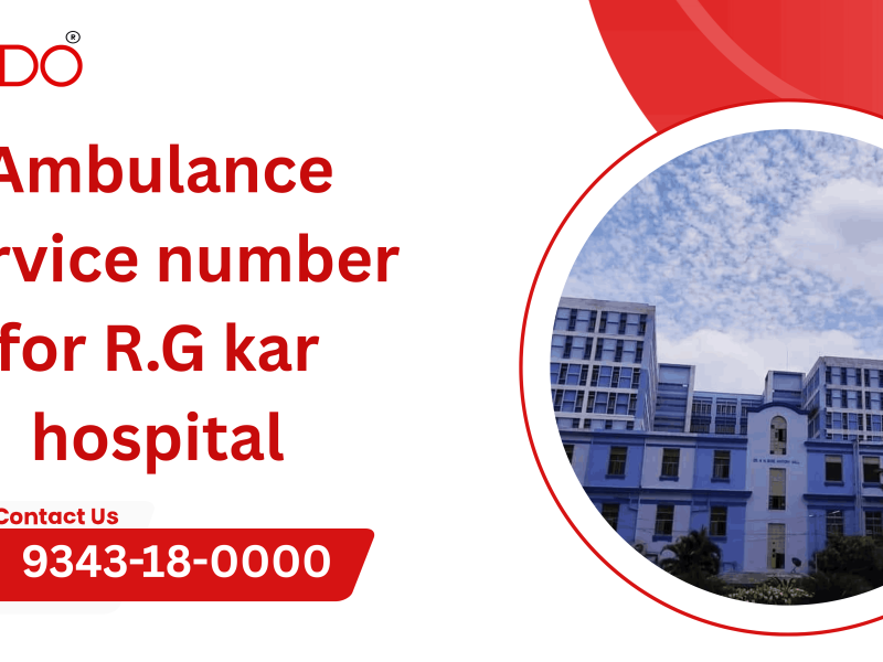 Ambulance service number for R.G kar hospital