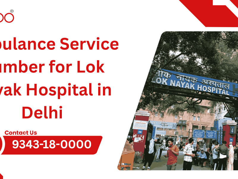 Ambulance Service for Lok Nayak Hospital in Delhi