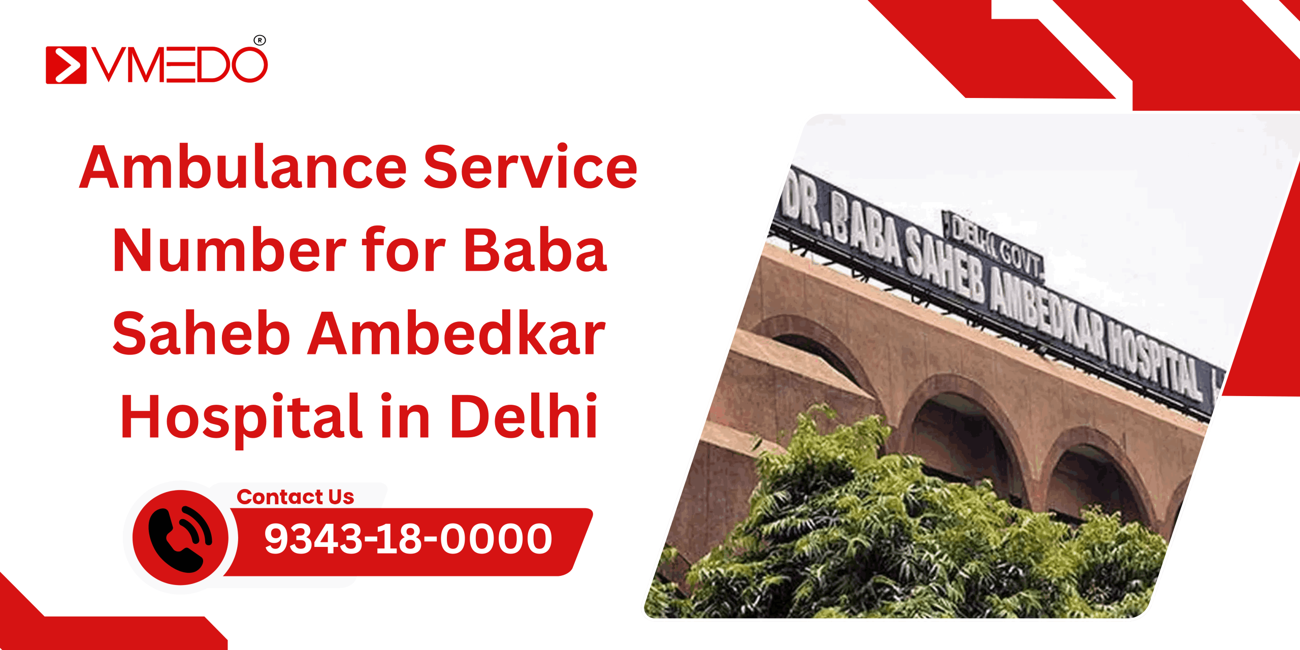 Ambulance Service Number for Baba Saheb Ambedkar Hospital in Delhi