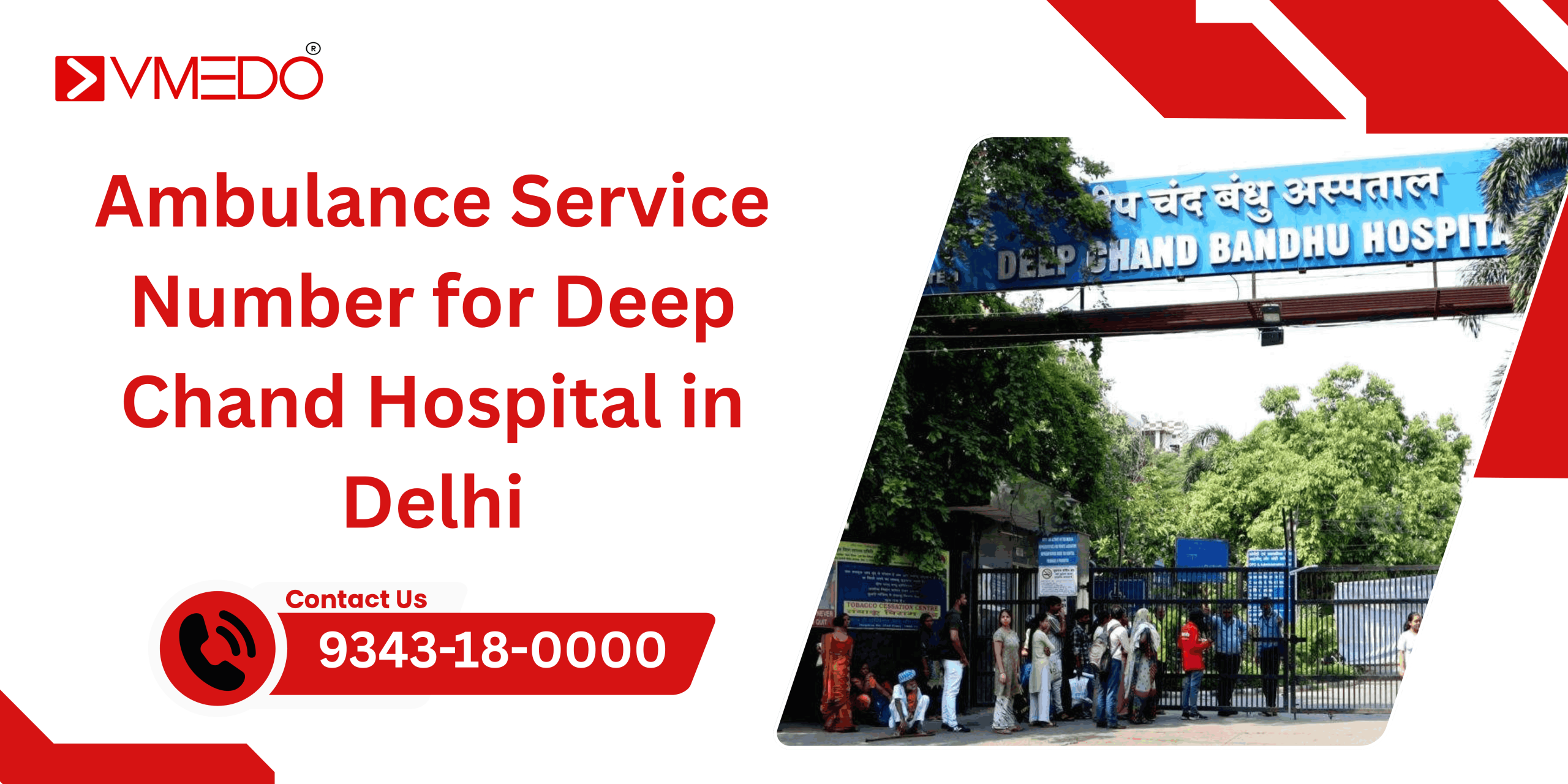 Ambulance Service Number for Deep Chand Hospital