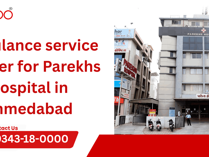 Ambulance service number for Parekhs Hospital in Ahmedabad