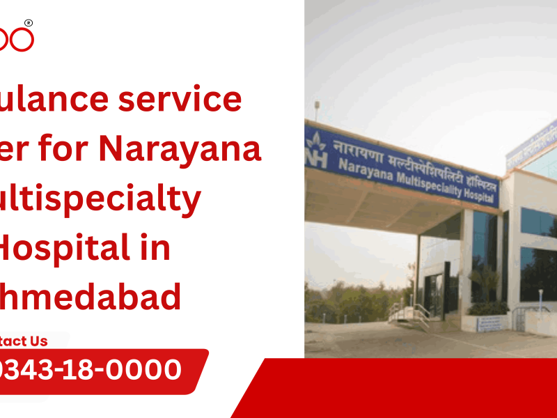 Ambulance service number for Narayana Multispecialty Hospital in Ahmedabad