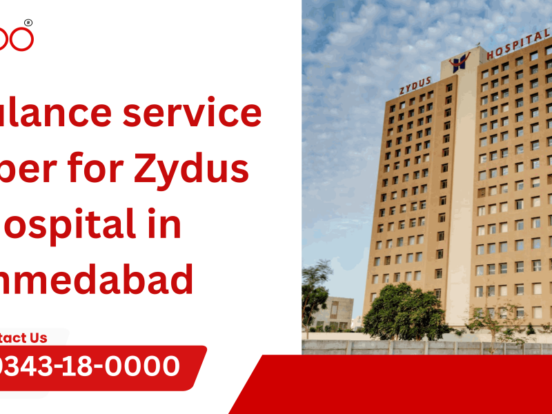 Ambulance service number for Zydus Hospital