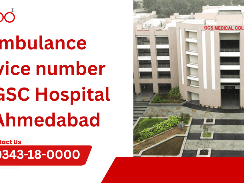 ambulance service number for GSC Hospital in ahmedabad
