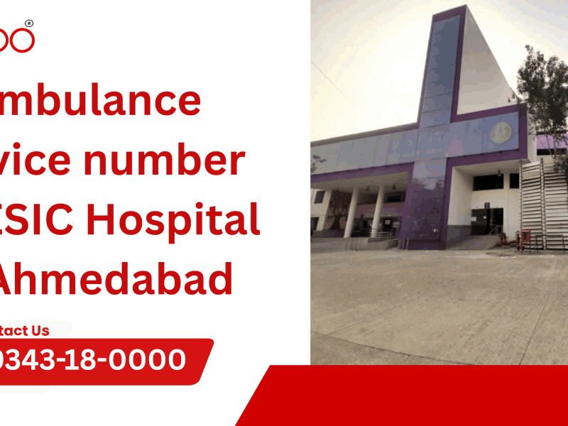 Ambulance service number for ESIC Hospital in Ahmedabad