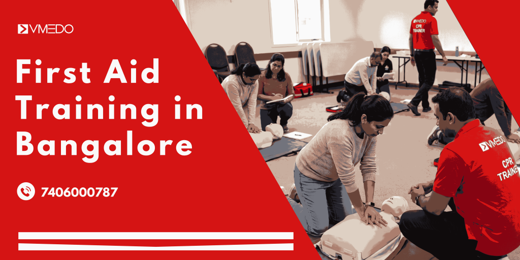 Trainer teaching CPR to a group of people